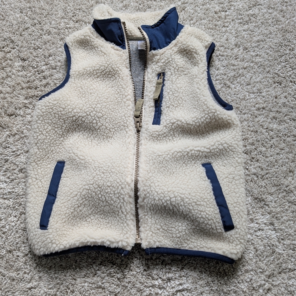 Carters Sherpa Vest - 3T